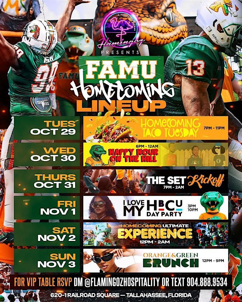 Orange and Green Homecoming Brunch