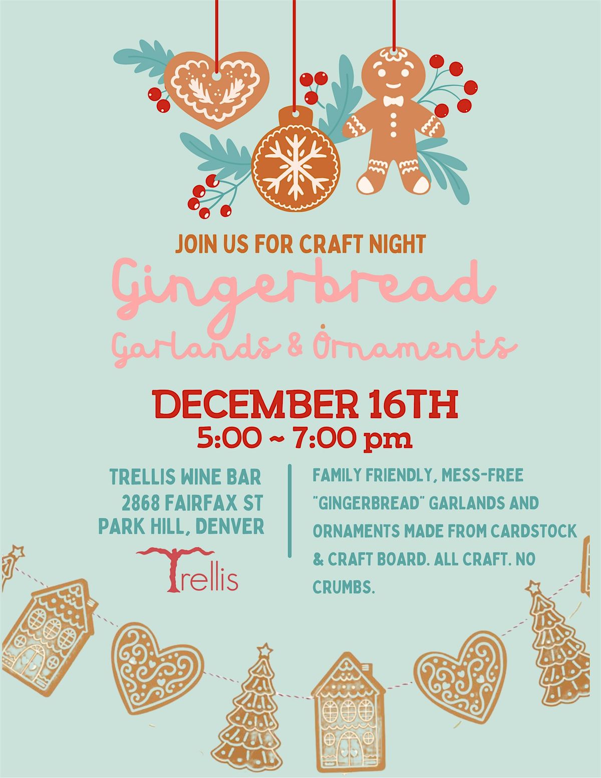 Gingerbread Garlands & Ornaments