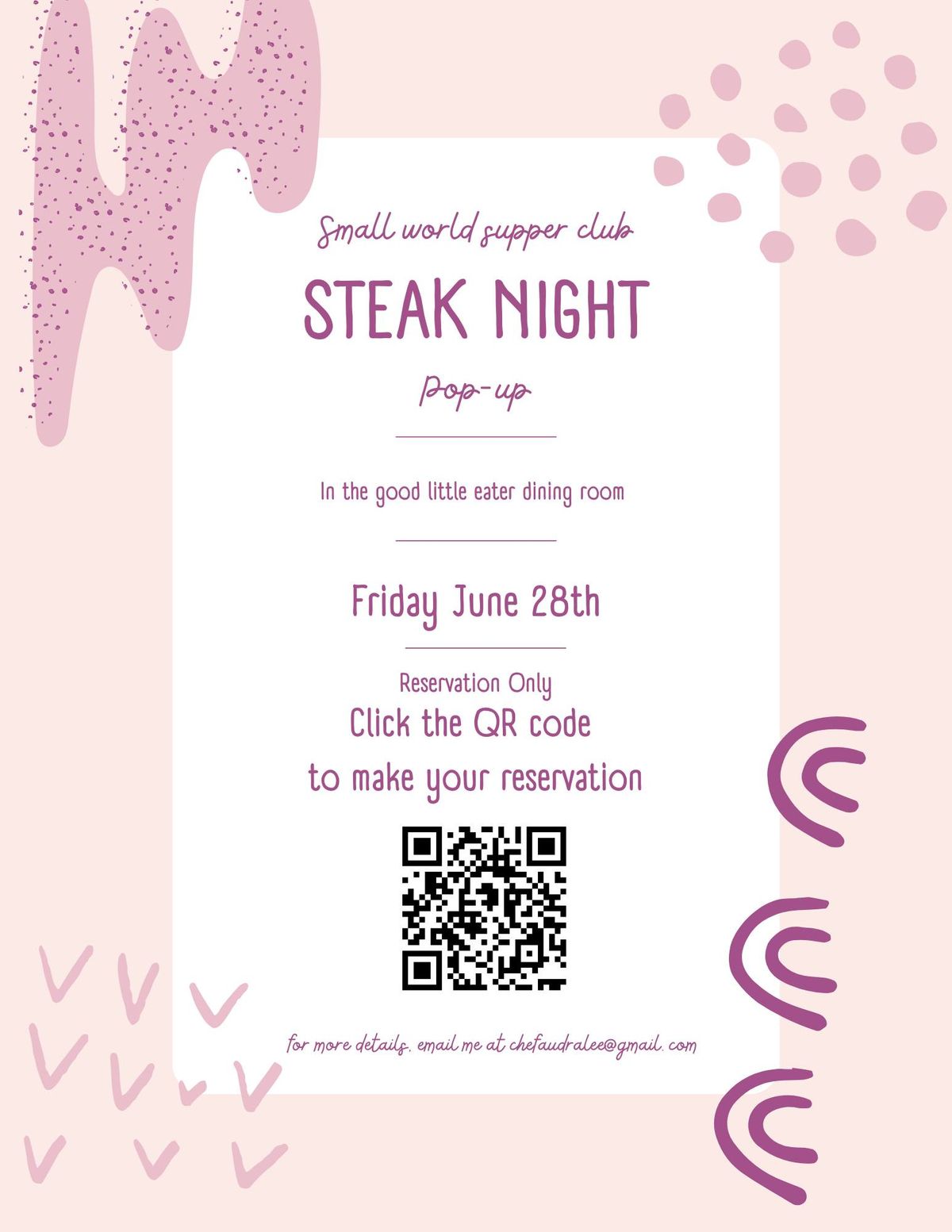 Steak Night at SWSC