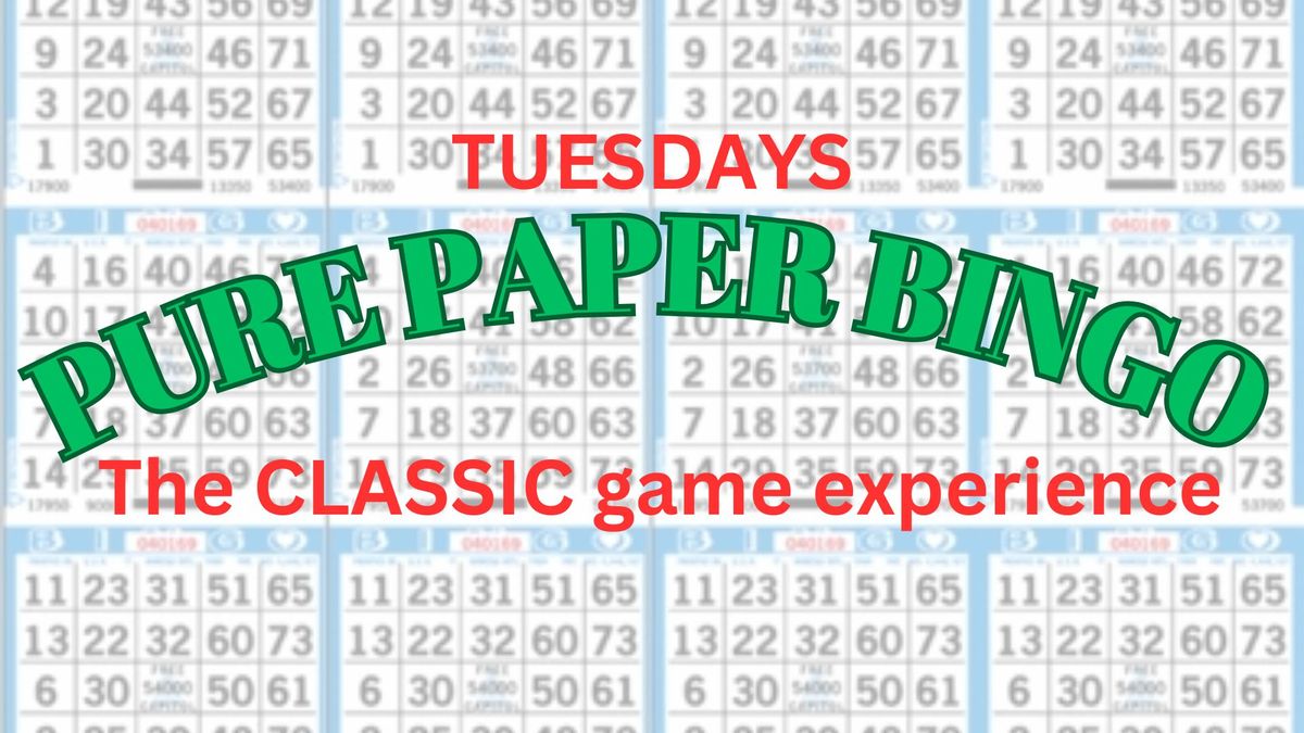 PAPER ONLY TUESDAYS!