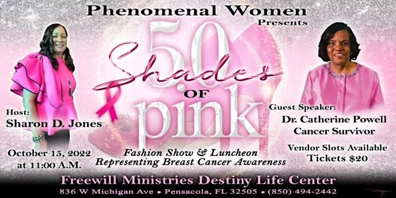 50 Shades of Pink Fashion Show & Luncheon