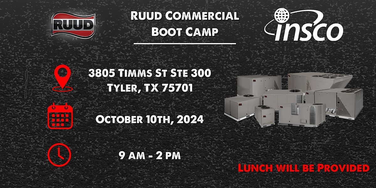 Ruud Commerical Bootcamp