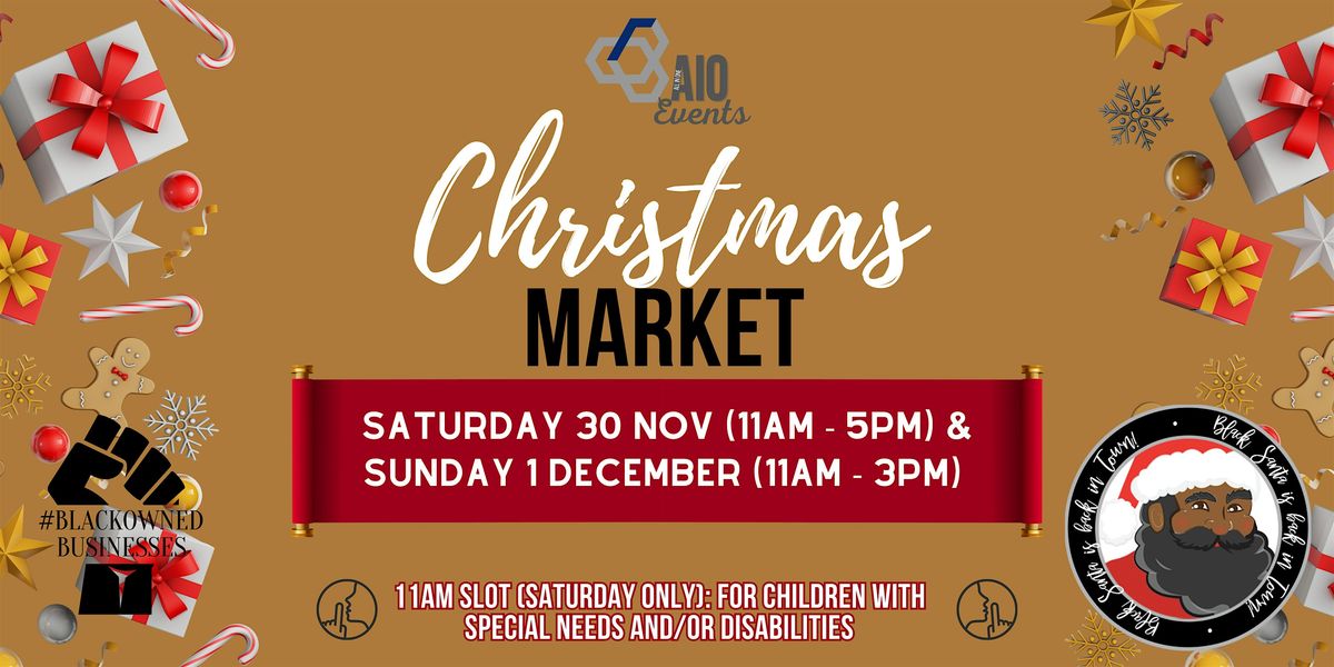 Christmas Market - Support Black Owned Businesses this Christmas