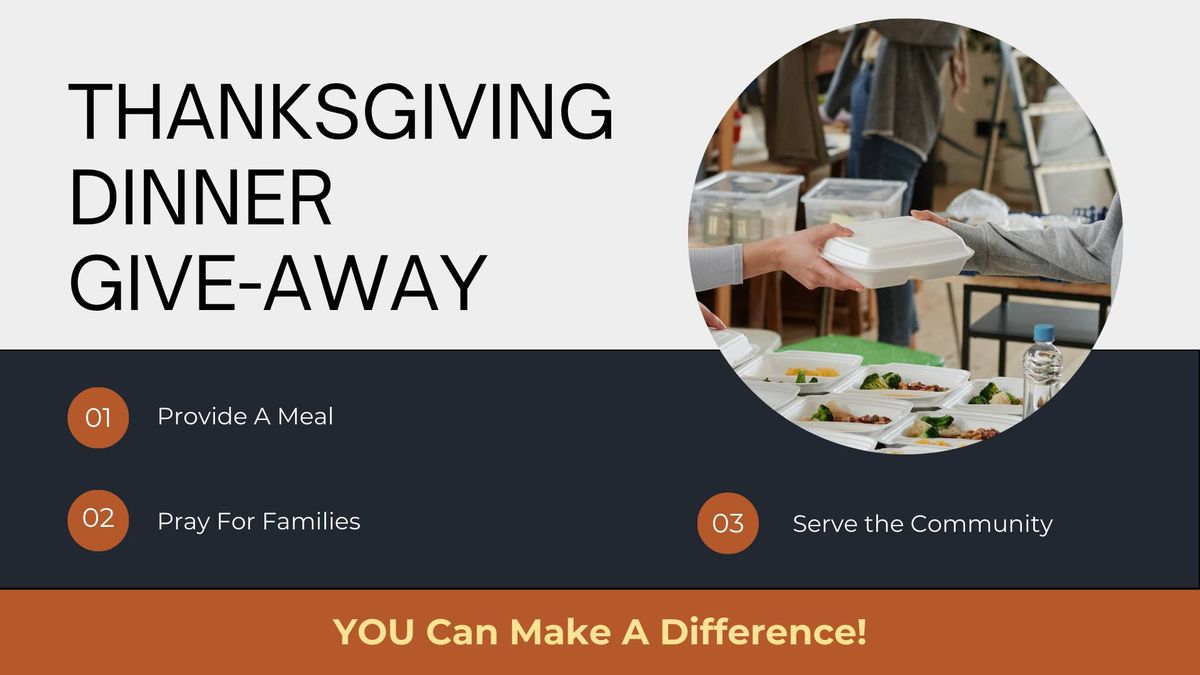 Thanksgiving Dinner Give-Away