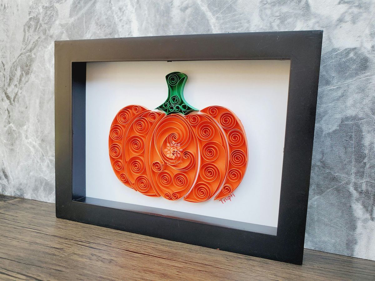 Paper Quilling Pumpkin Frame Workshop