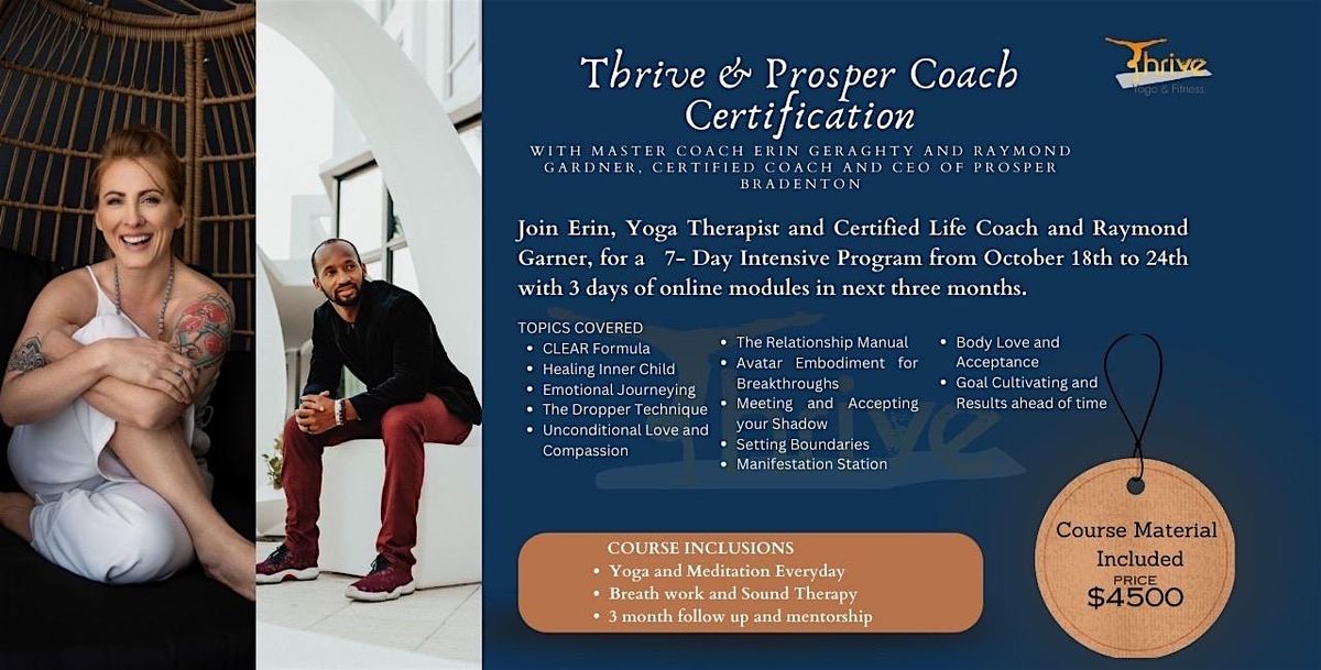 Thrive & Prosper Coach Certification 2024