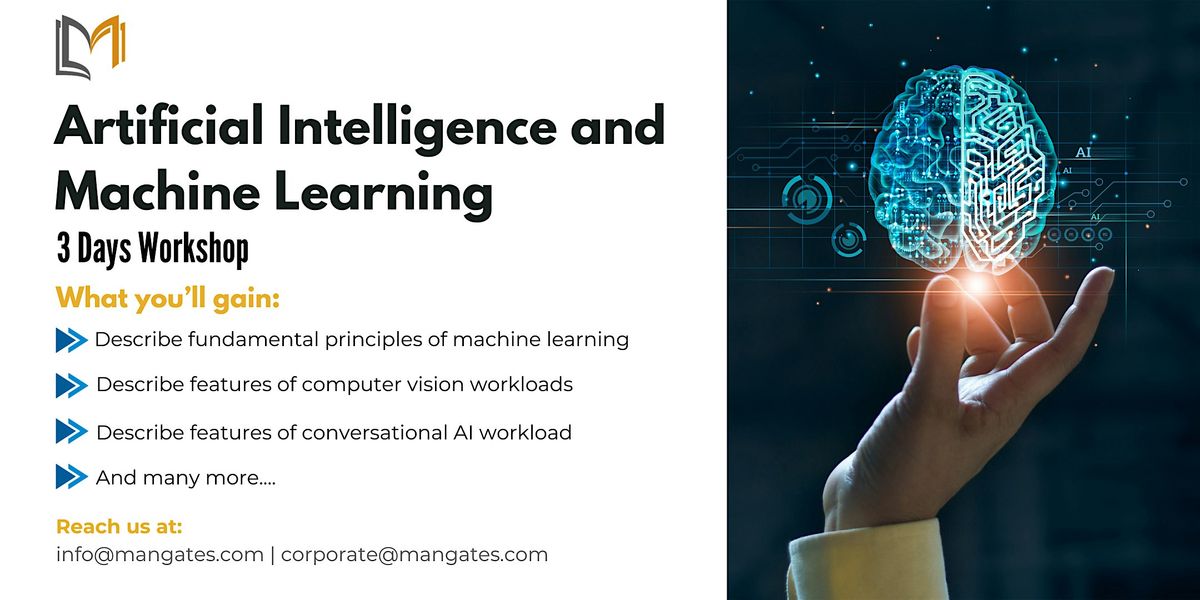 Artificial Intelligence\/Machine Learning 3 Days Workshop in Durham, NC