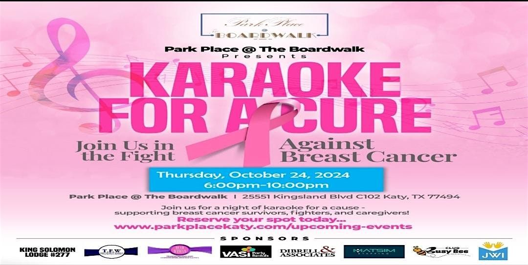 KARAOKE FOR A CURE: JOIN US IN THE FIGHT AGAINST BREAST CANCER