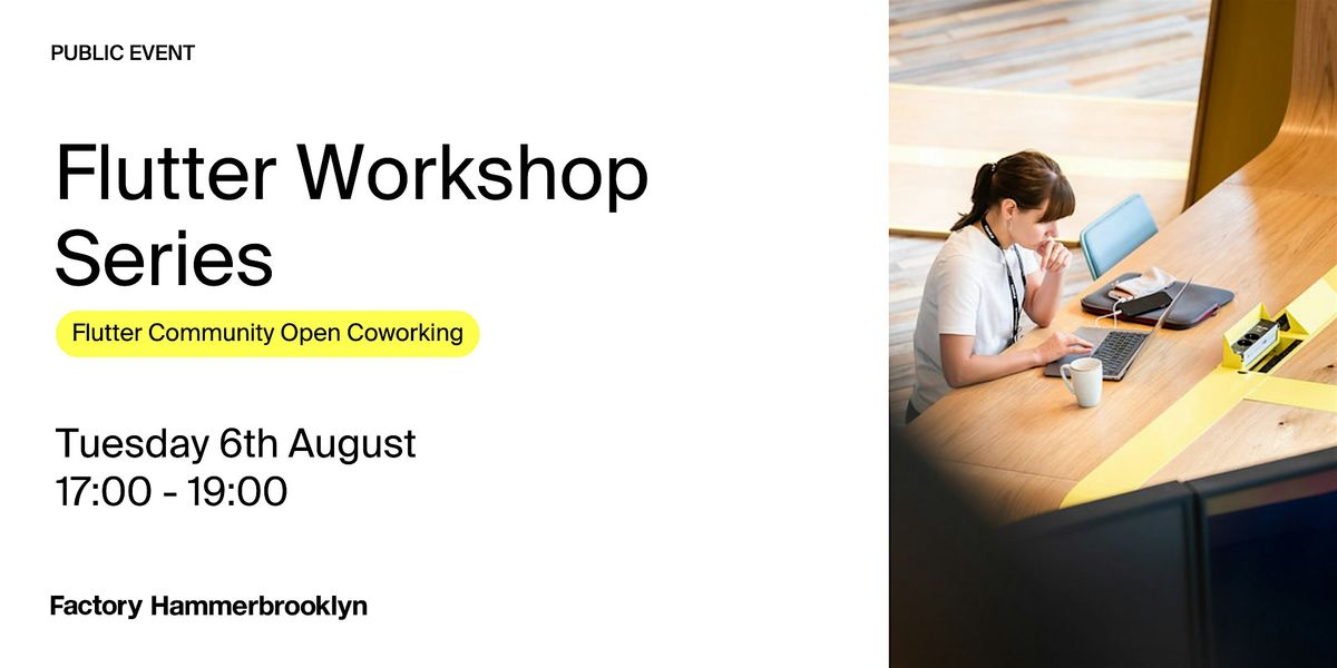 Open Coworking Day & Flutter Workshop Series