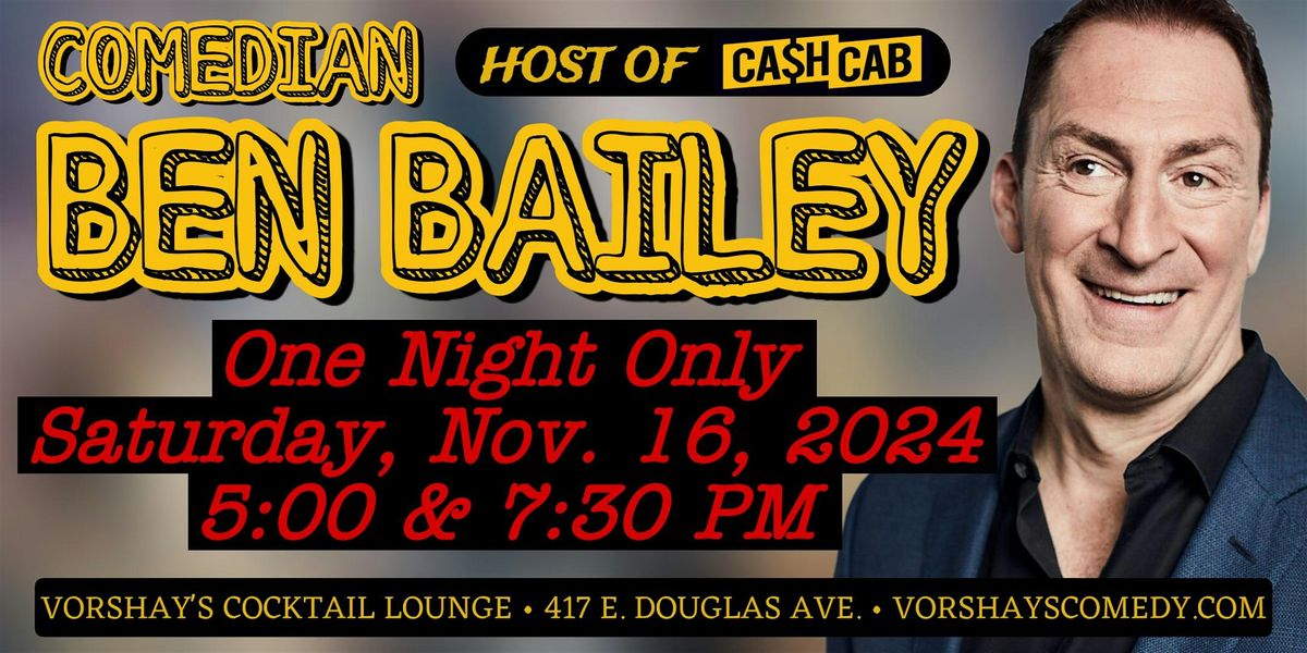 Ben Bailey live at Vorshay's!