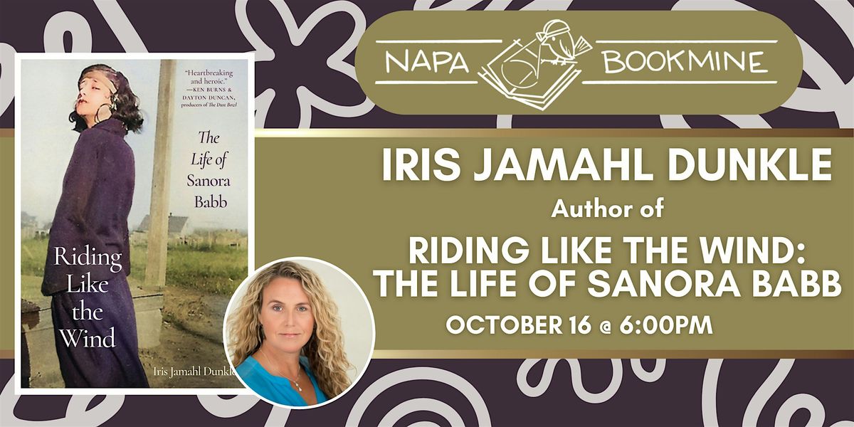 Author Event: Riding Like the Wind by Iris Jamahl Dunkle