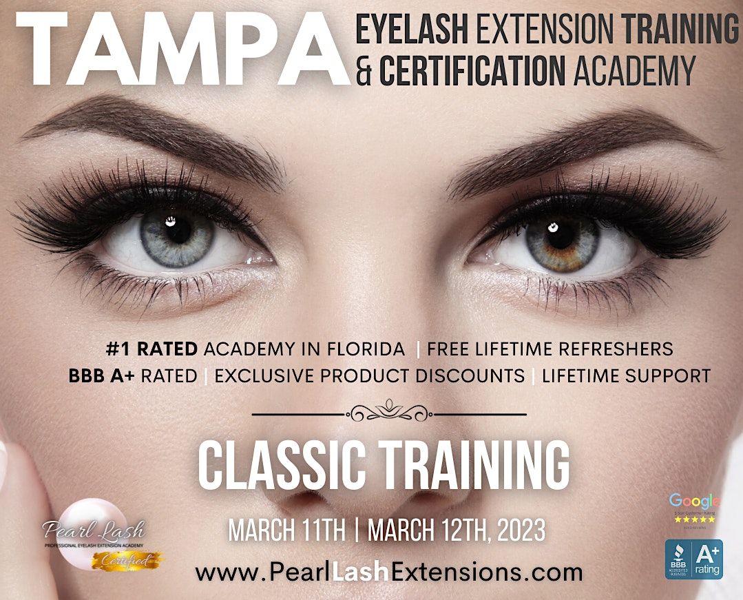 Eyelash Extension Training & Certification by Pearl Lash Tampa