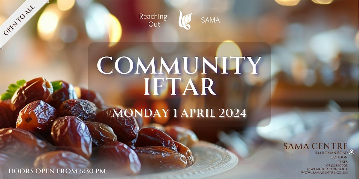 Community Iftar, open to all!