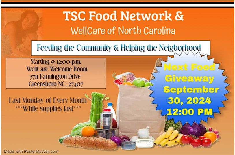 WellCare's September Food Pantry