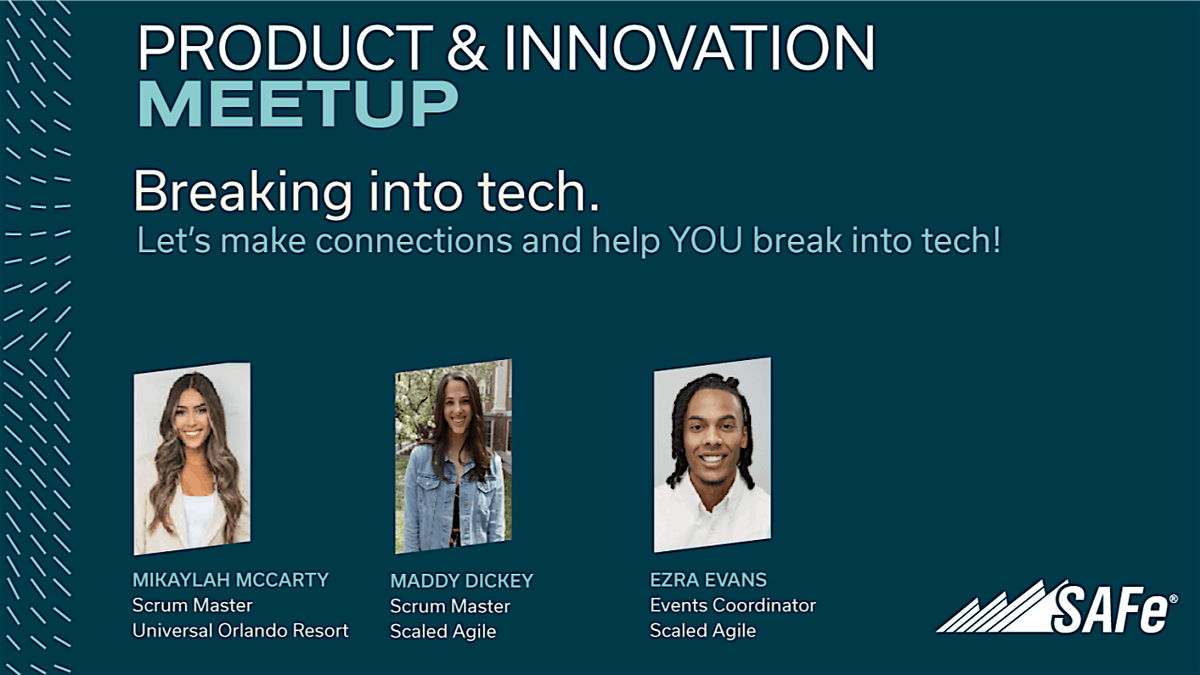 Breaking into tech: Connecting those in tech with those who would like to be!