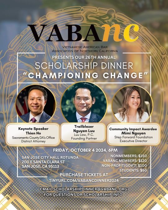 VABANC's 26th Annual Scholarship Dinner