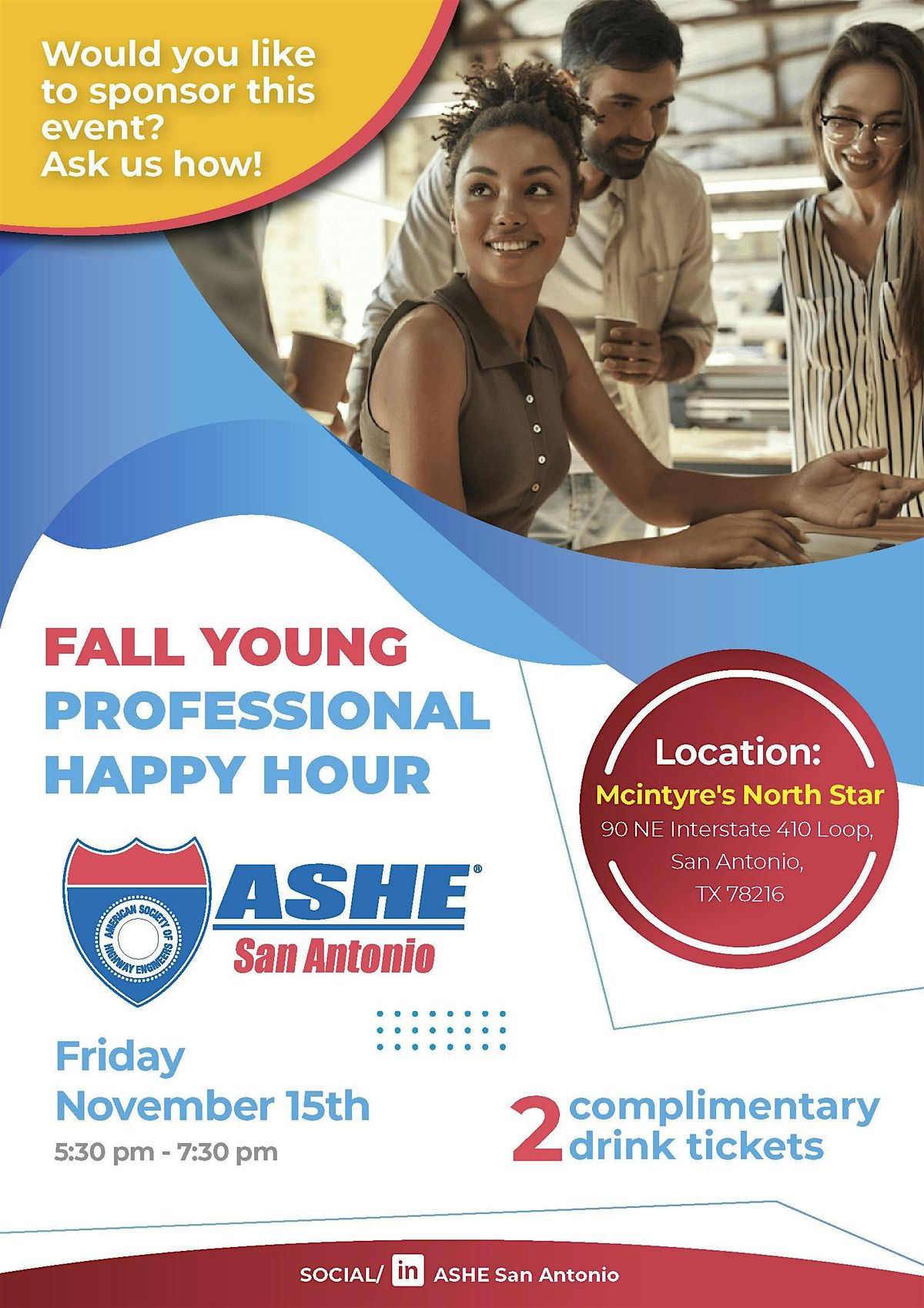 ASHE SA Young Professionals Happy Hour - November 2024