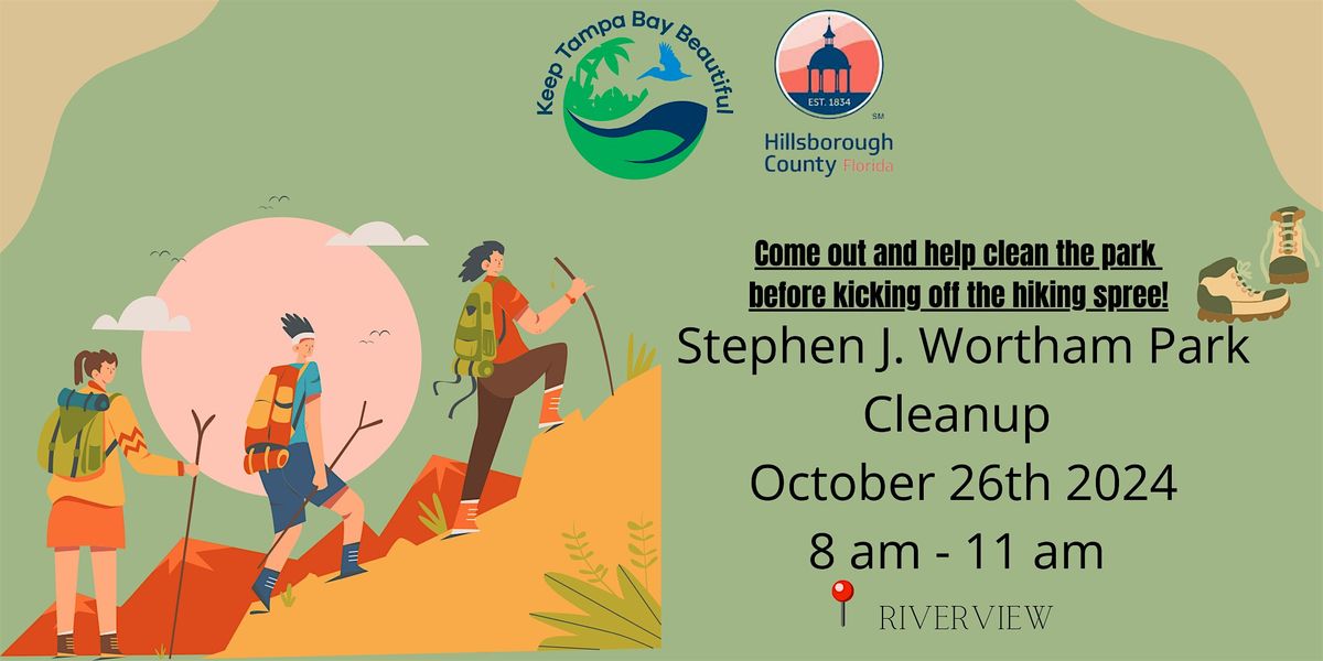 Stephen J. Wortham Park Cleanup Event