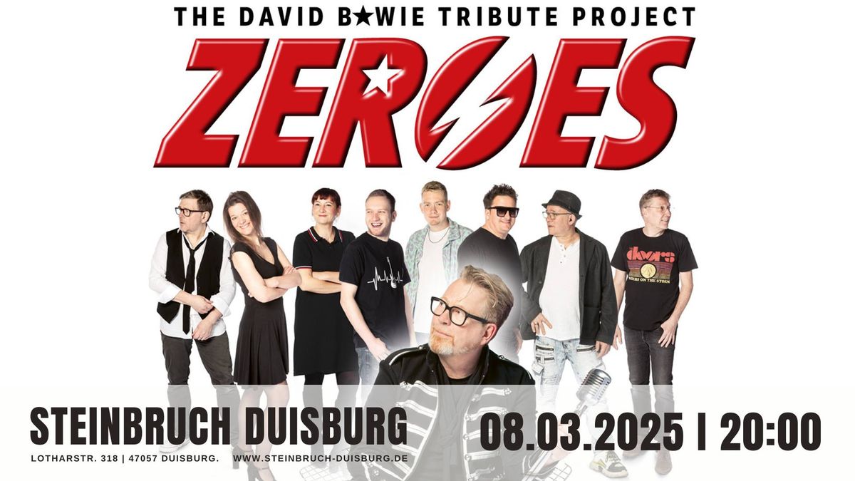 ZEROES \u2013 a tribute to DAVID BOWIE