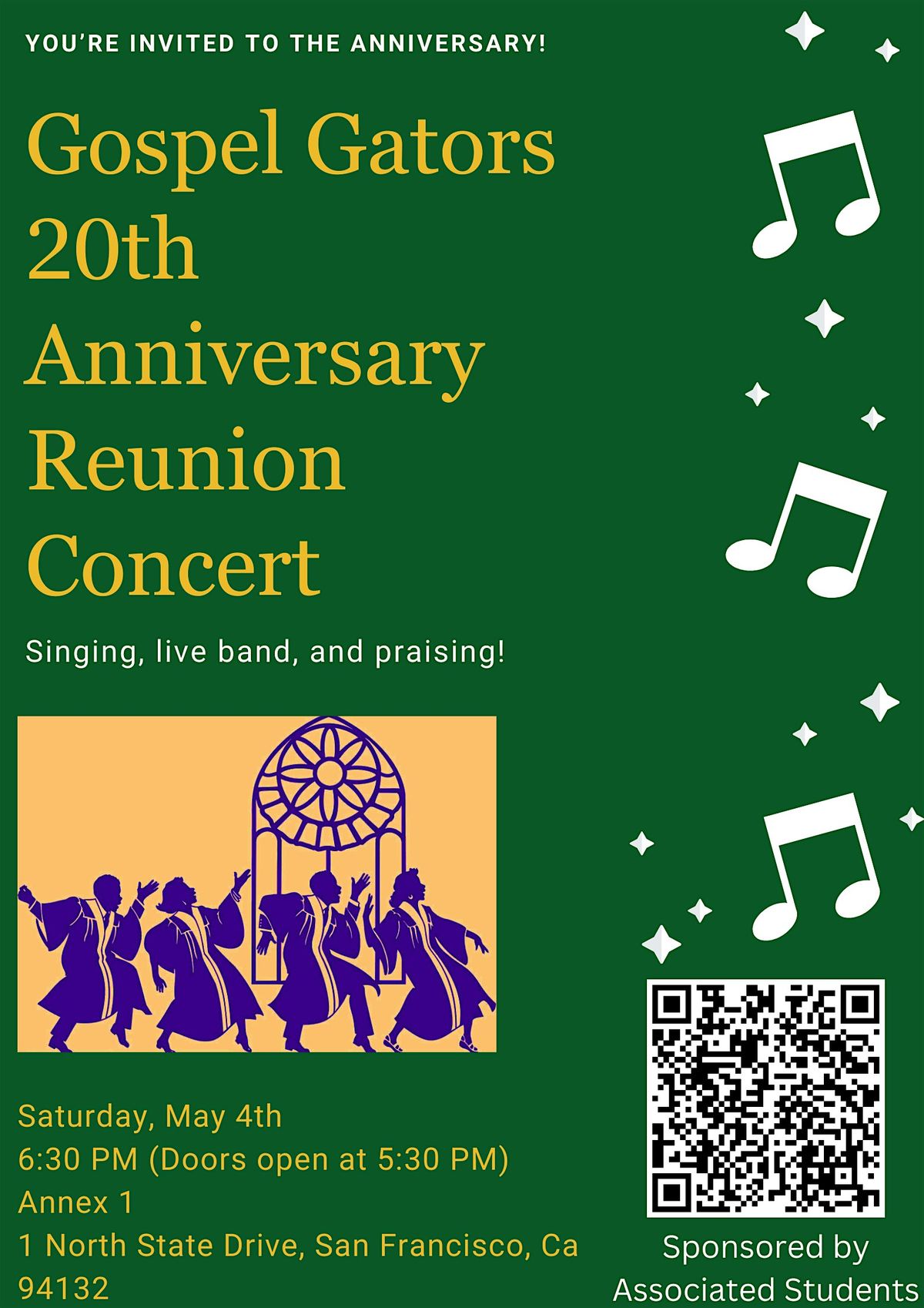 Gospel Gators 20th Anniversary Reunion Concert
