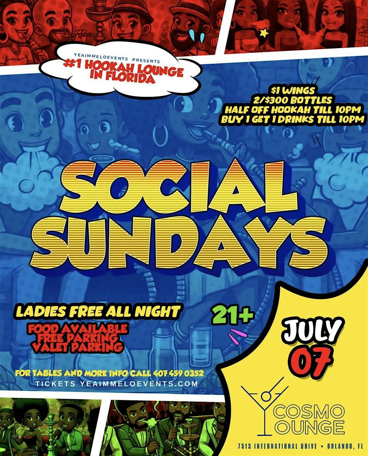 Social Sundays - Cosmo Lounge