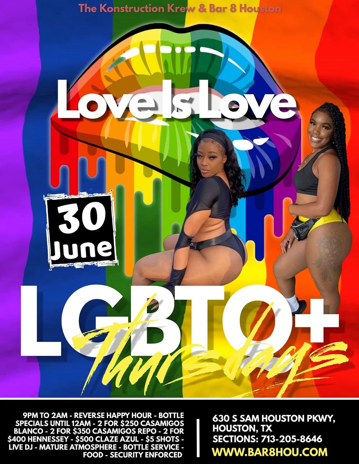 Love Is Love LGBTQ+ Thursdays @ Bar 8