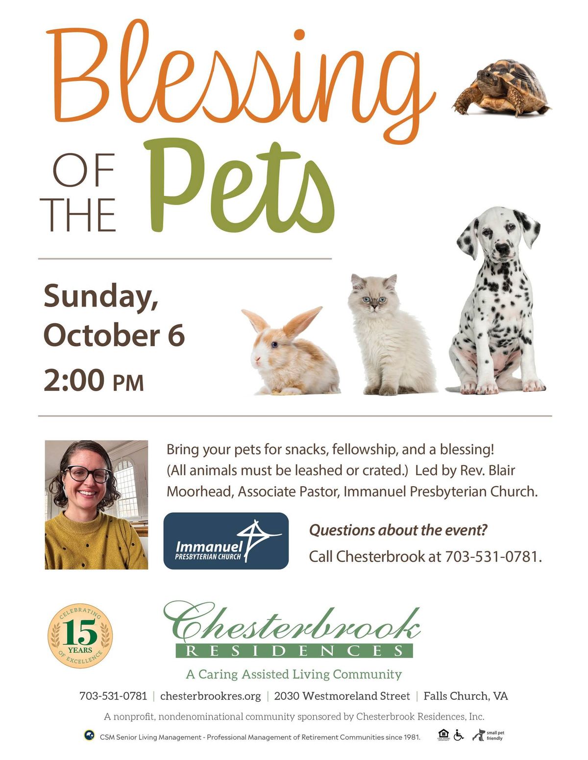 Blessing of the Pets