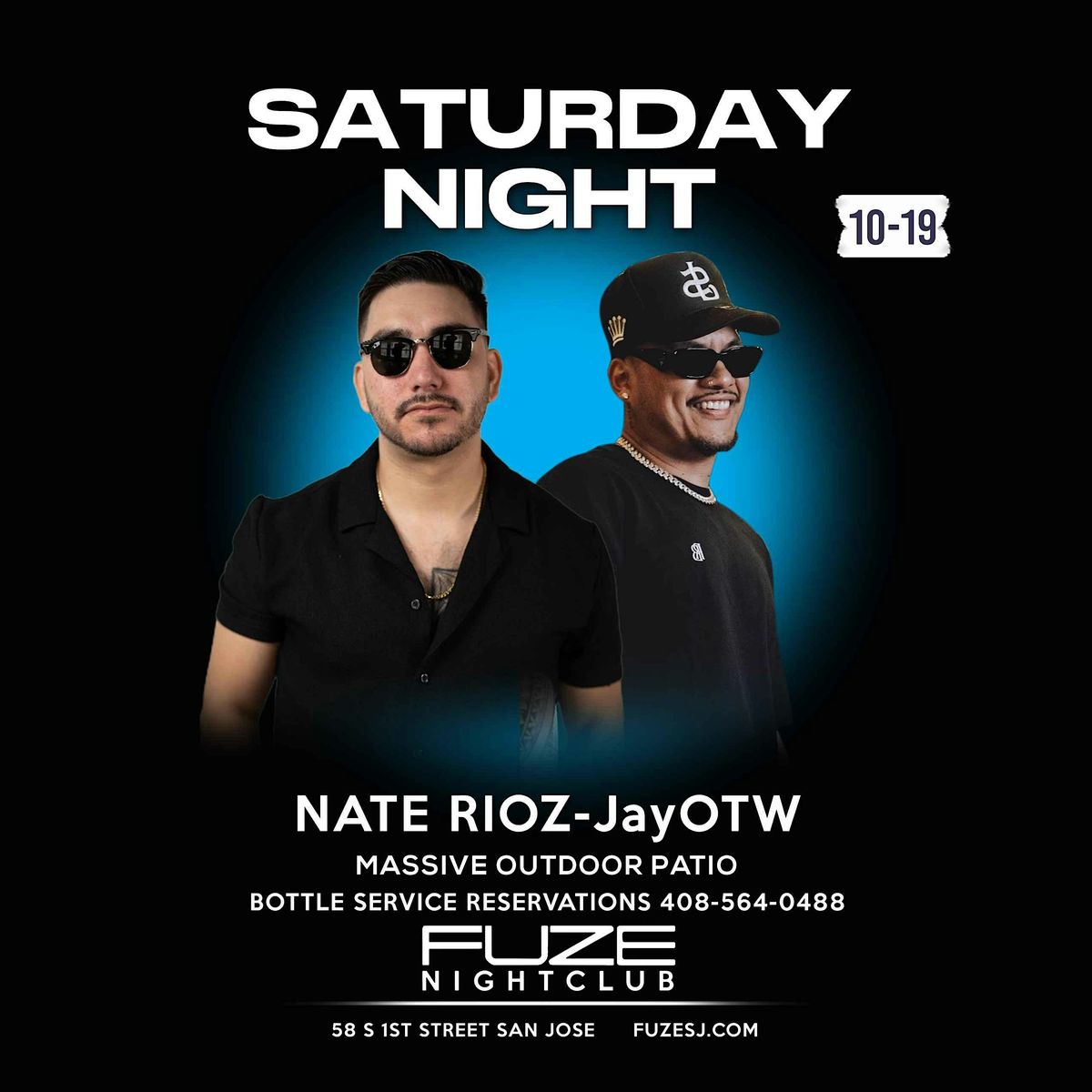 SATURDAY  OCTOBER  19TH  NATE RIOZ-JayOTW