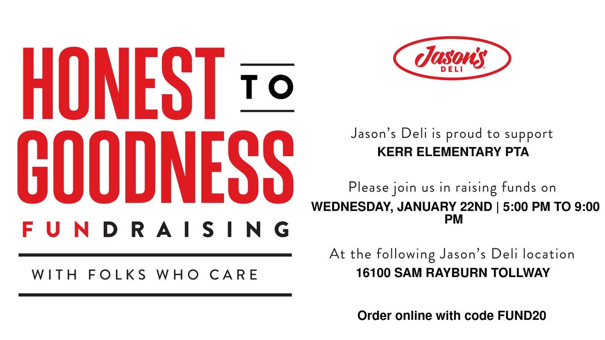 Spirit Night @ Jason's Deli (16100 Sam Rayburn Tollway, Frisco, TX 75035)