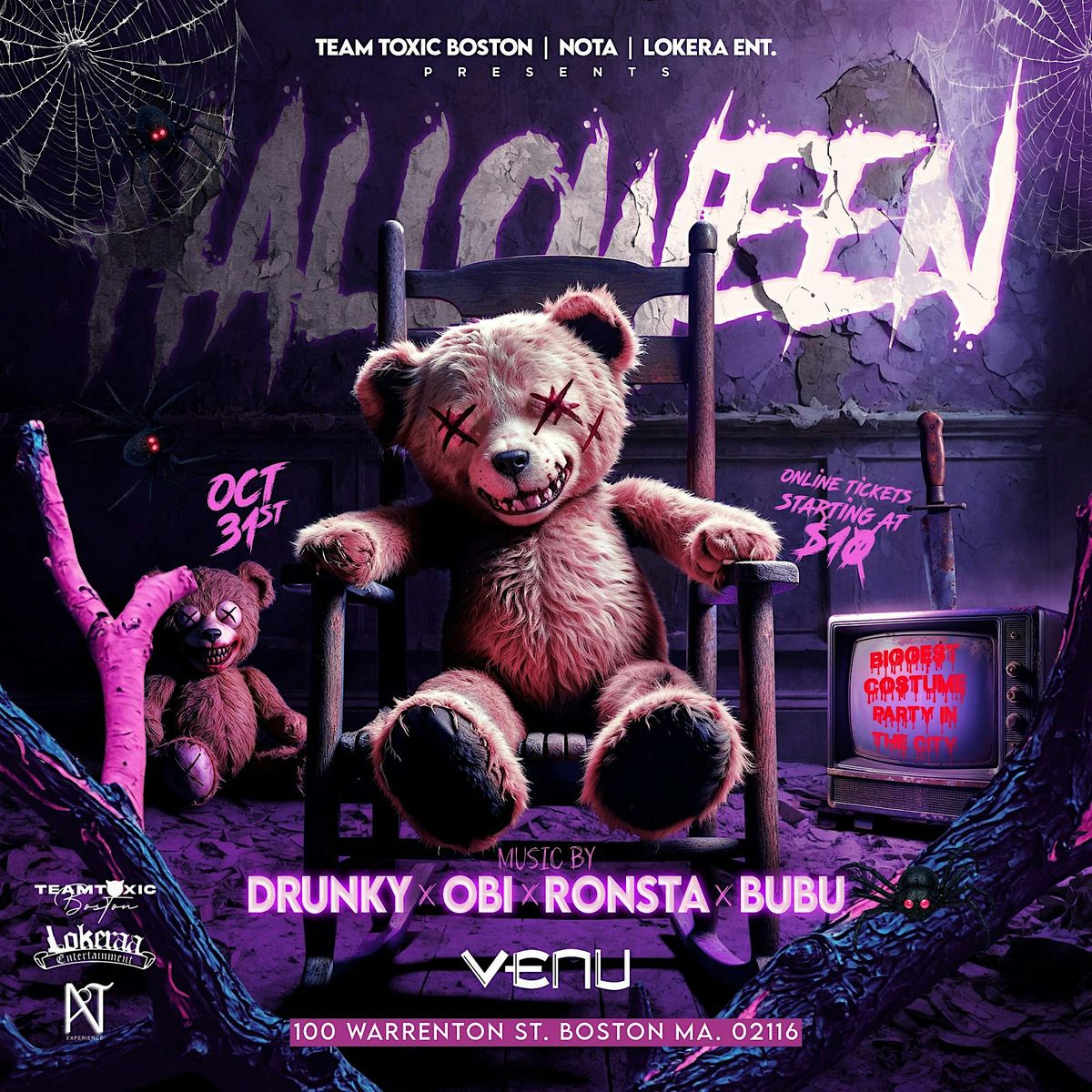 HALLOWEEN COSTUME PARTY @VENU BOSTON