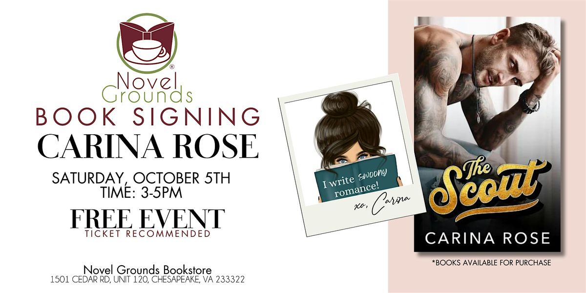 Book Signing - Carina Rose