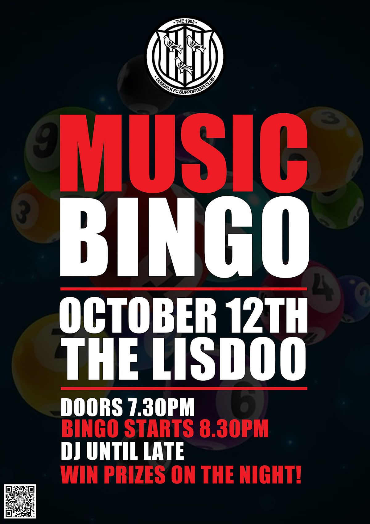 Music Bingo | The 1903 Supporters Club Fundraising Event