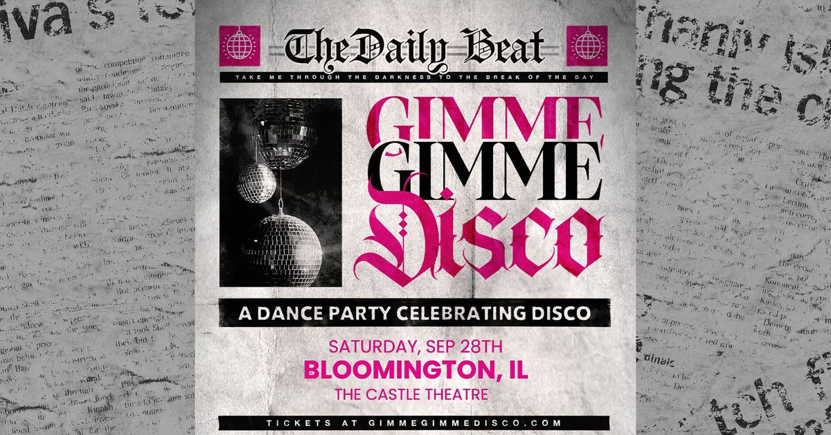 GIMME GIMME DISCO live at The Castle Theatre