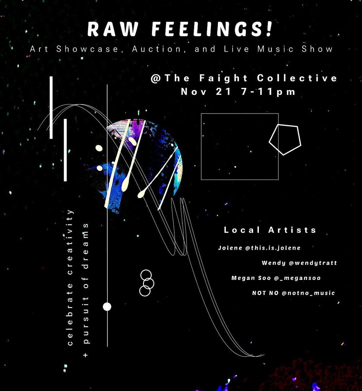 RAW FEELINGS! A Night of Local Art, Live Music, and Silent Auction Fun