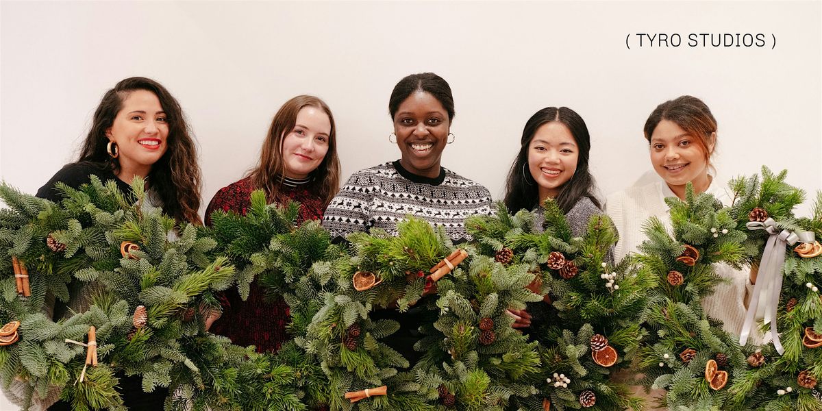 (COPPER & MOSS) Christmas Wreath Making