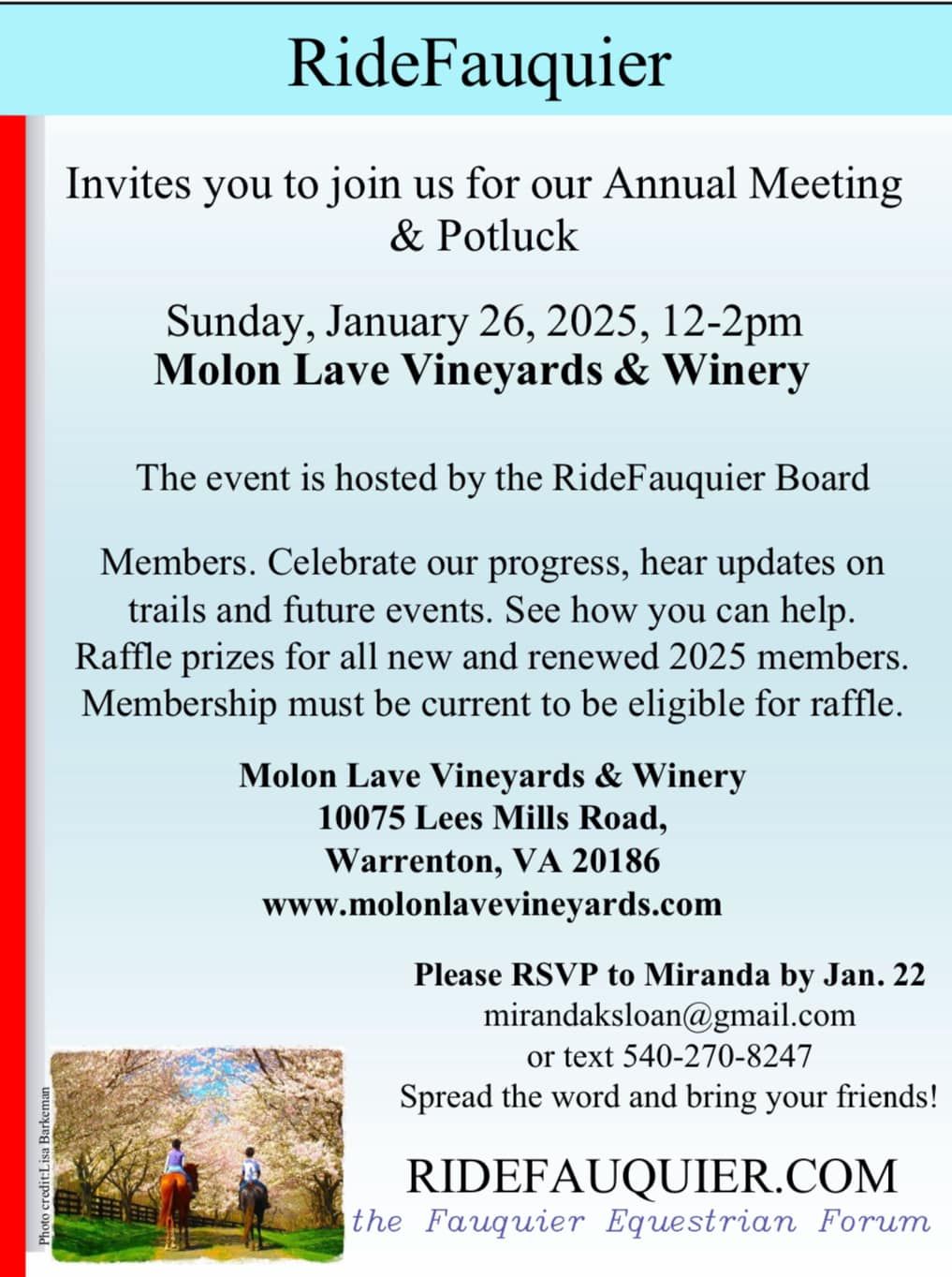 Annual Meeting and Membership Drive