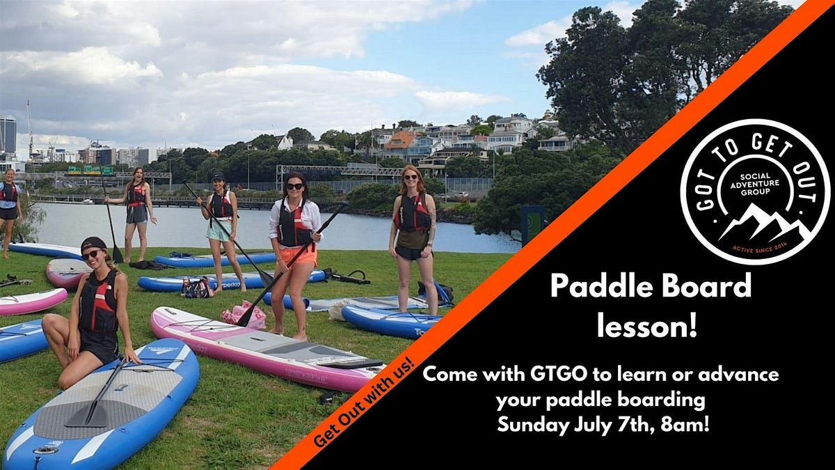 Get Out Paddle Boarding  lesson + all welcome