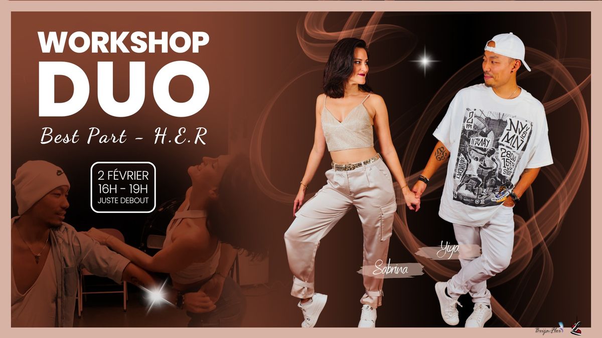 Workshop Duo - chor\u00e9 zouk + street dance (\u00e9dition 3)