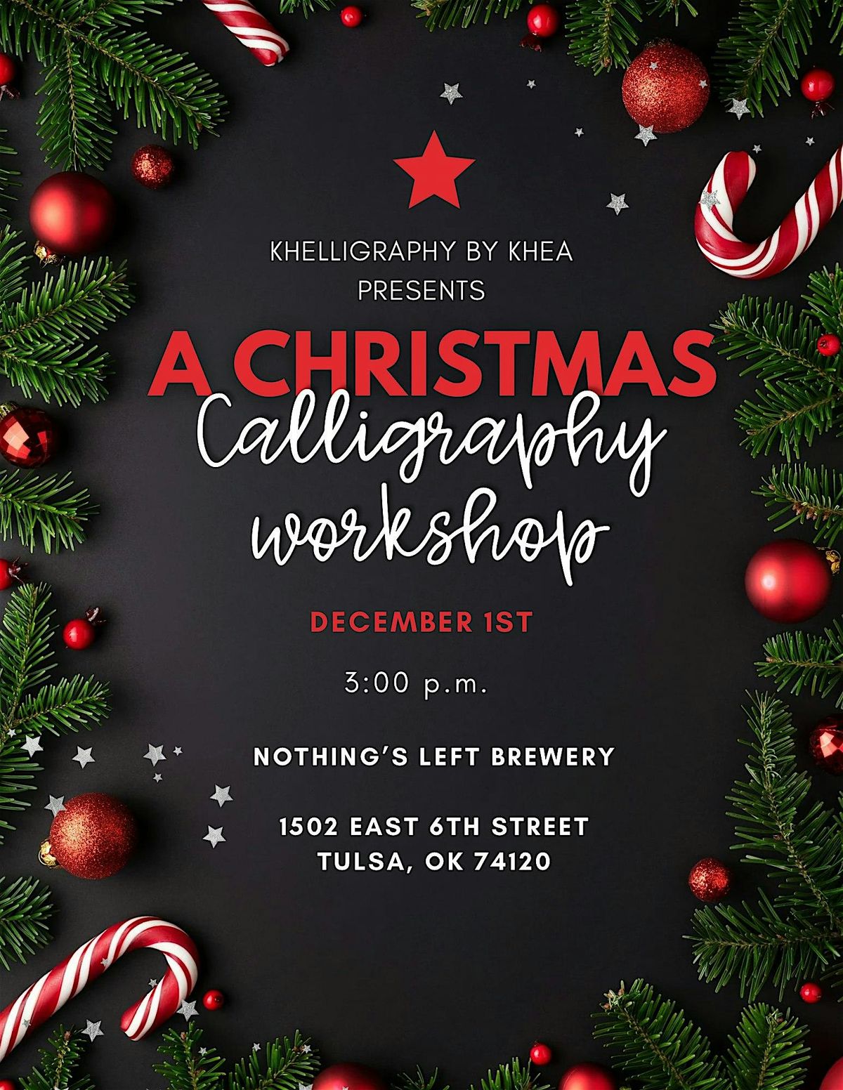 Christmas Calligraphy Workshop