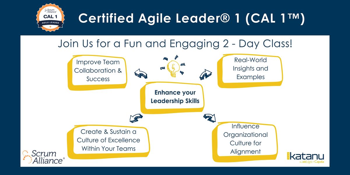 Certified Agile Leader\u00ae 1 (CAL 1\u2122)