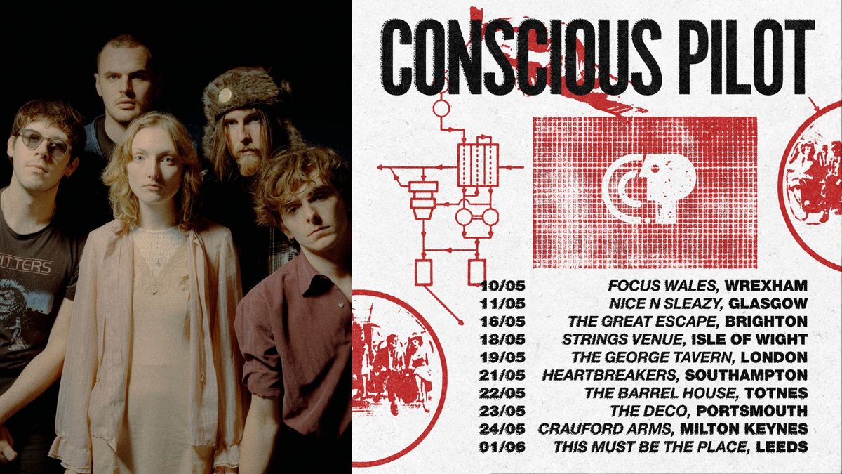 CONSCIOUS PILOT + support THE ZAFFIROS  **LIMITED EARLY BIRD TICKETS @ \u00a38 ON SALE NOW**