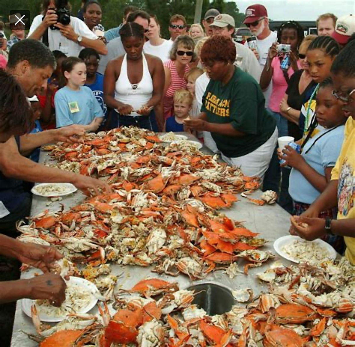 Southern Maryland crab feast
