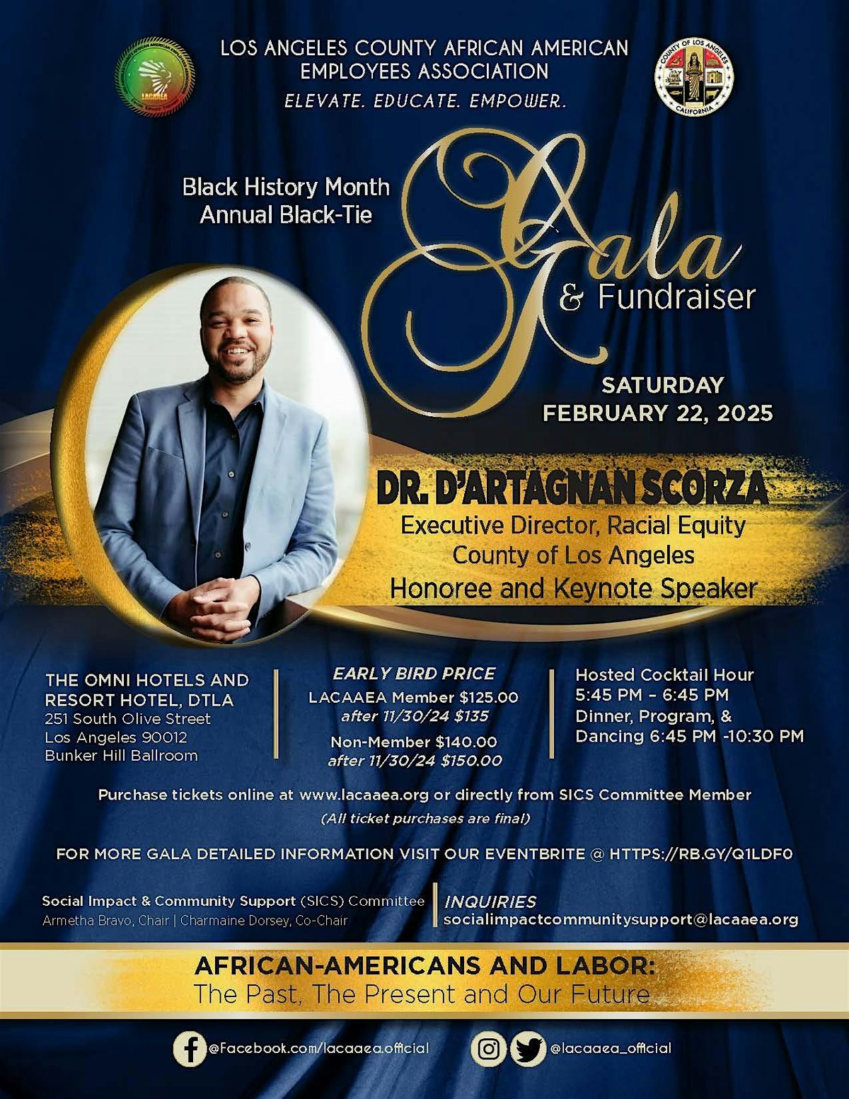 LACAAEA - 2025 Black History Month\/Annual Black-Tie Gala & Fundraiser