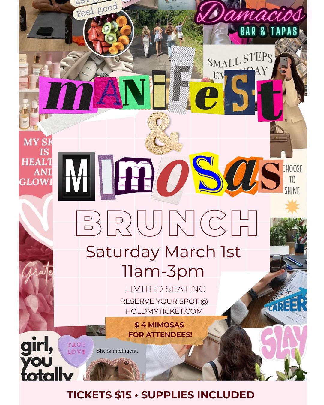 Manifest & Mimosas - Vision Board Brunch