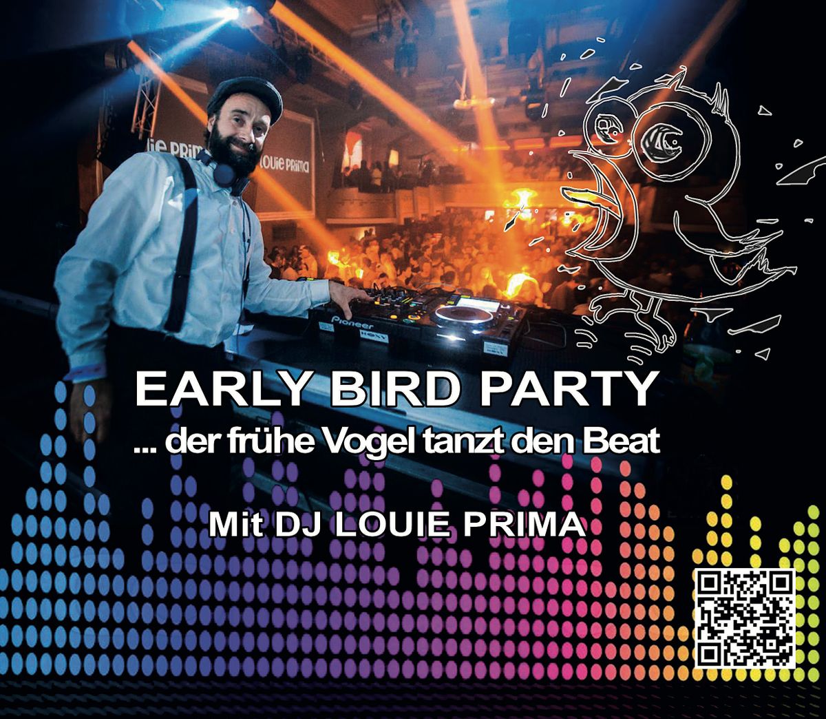Die Early Bird Party: Der fr\u00fche Vogel tanzt den Beat