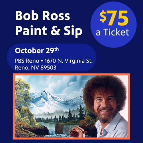 Bob Ross Paint & Sip