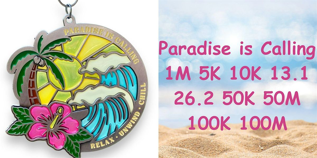 Paradise is Calling 1M 5K 10K 13.1 26.2 50K 50M 100K 100M