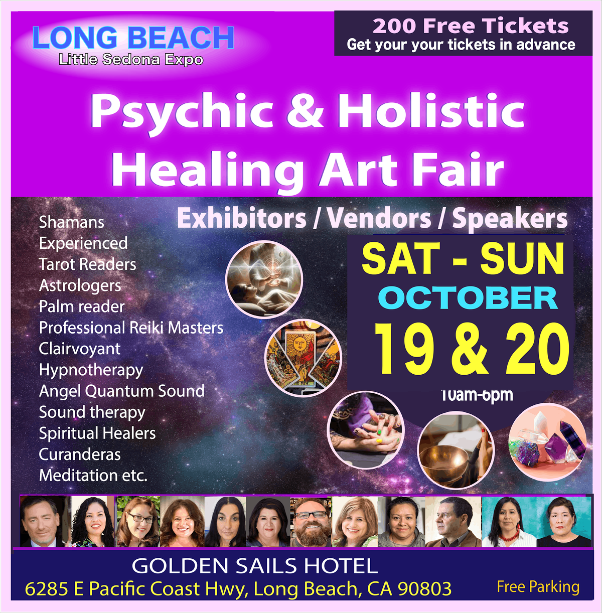 LONG BEACH CA - Psychic & Healing Art Fair Sat-Sun. October 19 &20