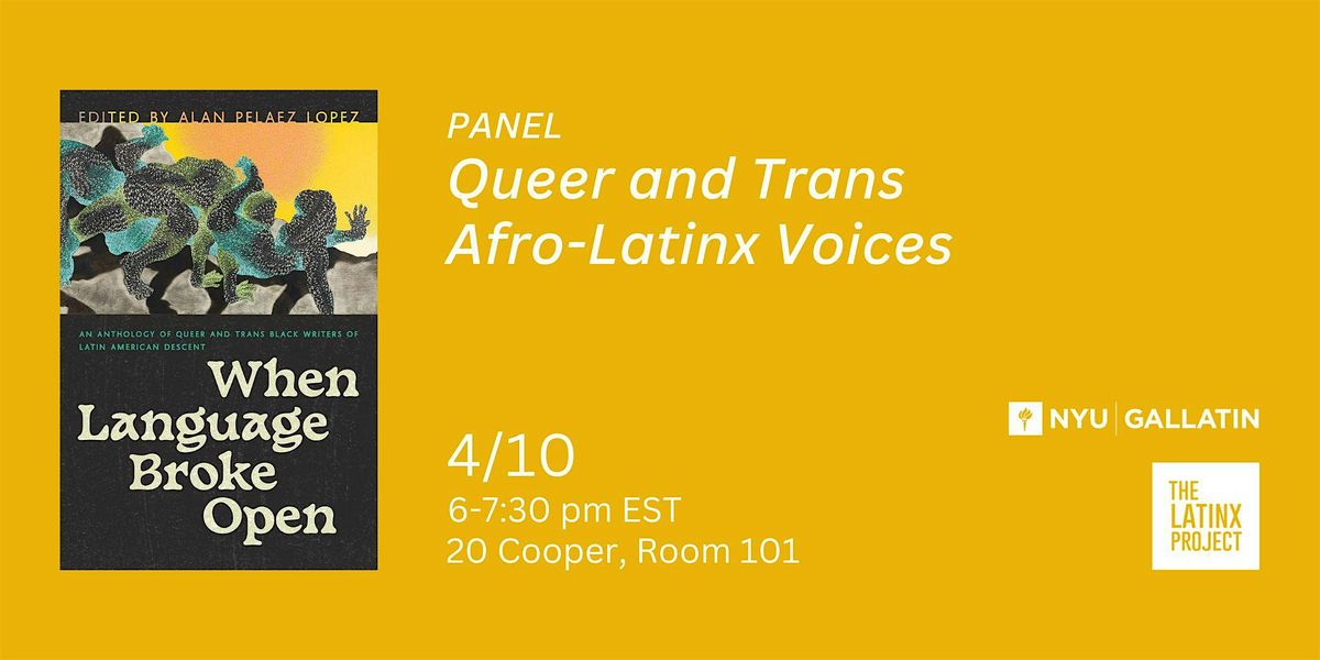 Queer and Trans Afro-Latinx Voices