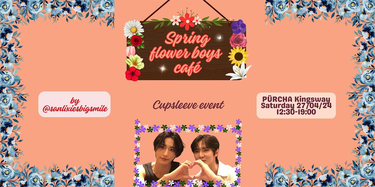 Spring flower boys caf\u00e9!